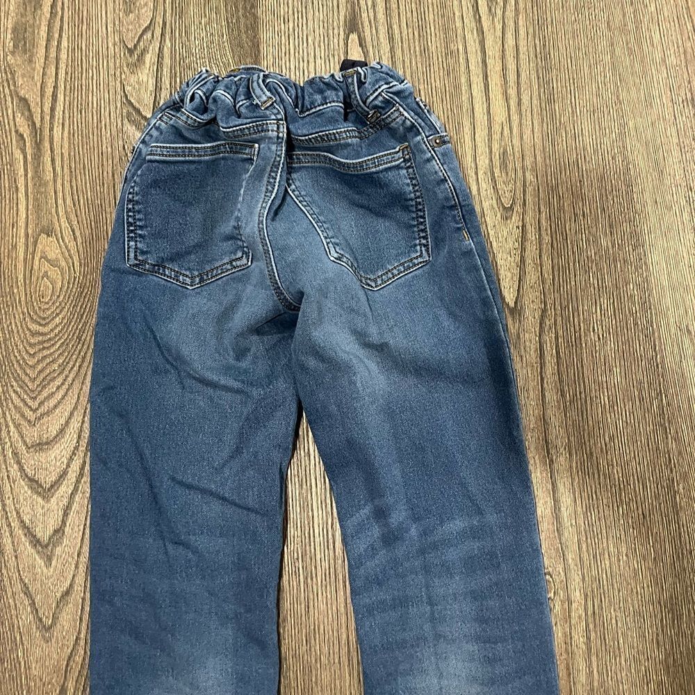 Member's Mark Jeans Slim Fit Adjustable Waist Favorite Knit Denim Dark Wash 10 - Picture 7 of 10